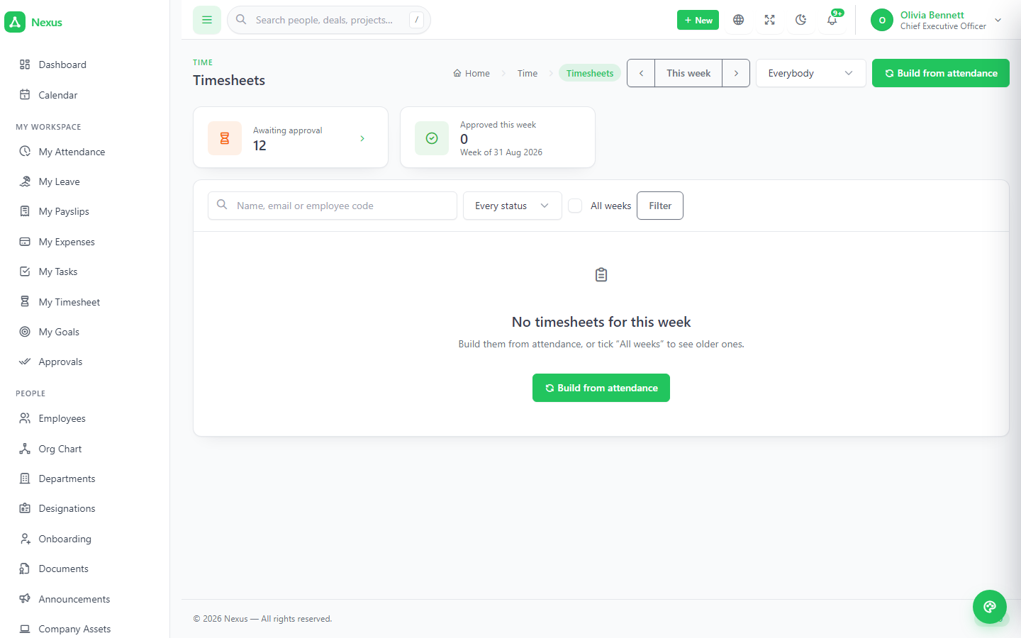 Timesheets